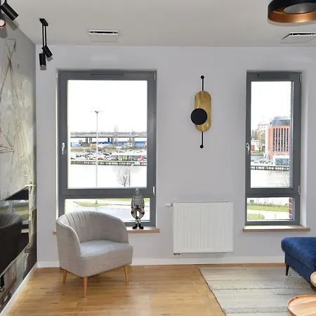 River'S Touch Apartament Grand Z Widokiem Na Odre Stettin Exterior foto